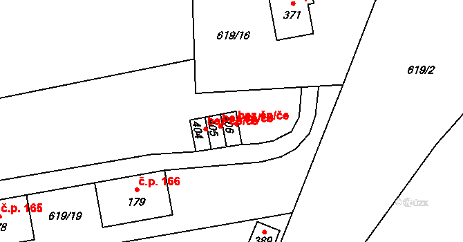 Vír 41902009 na parcele st. 406 v KÚ Vír, Katastrální mapa