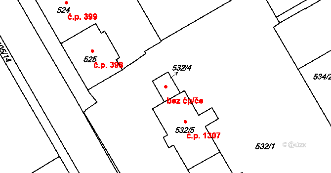 Kopřivnice 42162009 na parcele st. 532/4 v KÚ Kopřivnice, Katastrální mapa