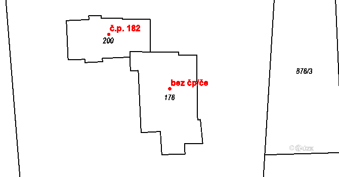 Broumov 46357009 na parcele st. 178 v KÚ Velká Ves u Broumova, Katastrální mapa