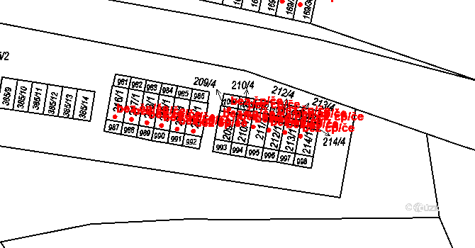 Rychnov nad Kněžnou 38473011 na parcele st. 210/1 v KÚ Lipovka u Rychnova nad Kněžnou, Katastrální mapa