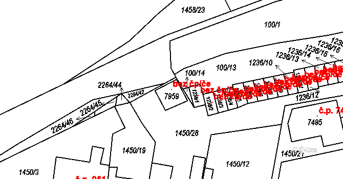 Beroun 104999012 na parcele st. 7959 v KÚ Beroun, Katastrální mapa