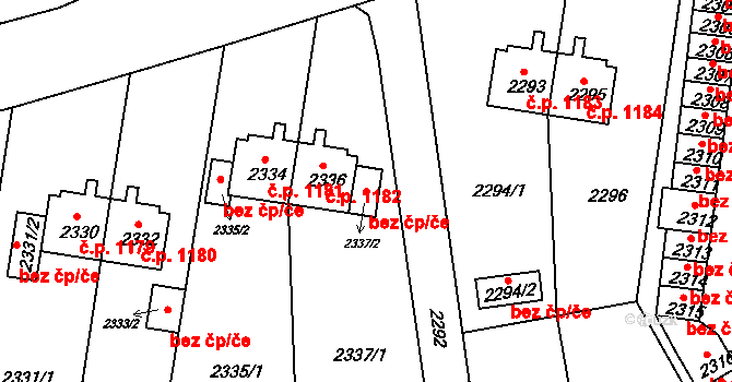 Sokolov 44388012 na parcele st. 2337/2 v KÚ Sokolov, Katastrální mapa