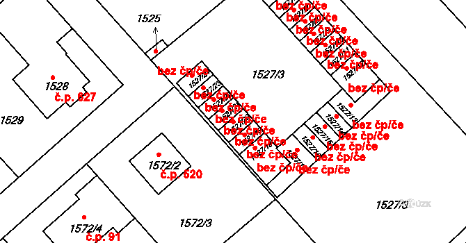 Odry 49619012 na parcele st. 1527/20 v KÚ Odry, Katastrální mapa