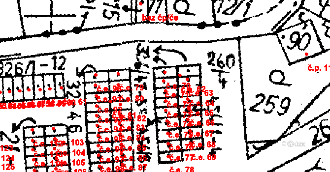 Markvartice 71, Jablonné v Podještědí na parcele st. 326/48 v KÚ Markvartice v Podještědí, Katastrální mapa