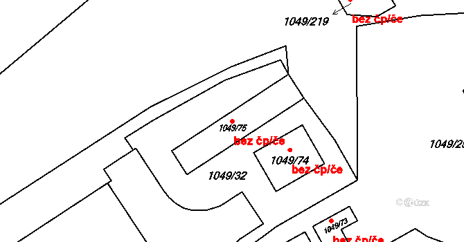 Bohumín 43986013 na parcele st. 1049/75 v KÚ Nový Bohumín, Katastrální mapa