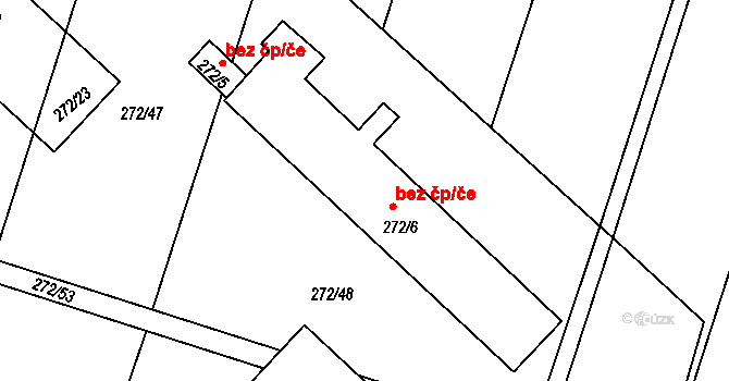 Oldřišov 38093014 na parcele st. 272/6 v KÚ Oldřišov, Katastrální mapa