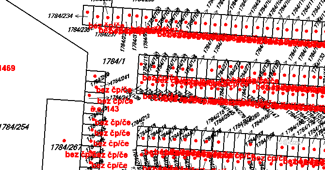 Slavkov u Brna 42235014 na parcele st. 1784/141 v KÚ Slavkov u Brna, Katastrální mapa