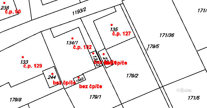 Chromeč 44932014 na parcele st. 277 v KÚ Chromeč, Katastrální mapa