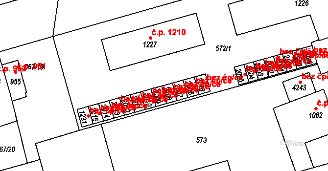 Blansko 2114 na parcele st. 2008 v KÚ Blansko, Katastrální mapa