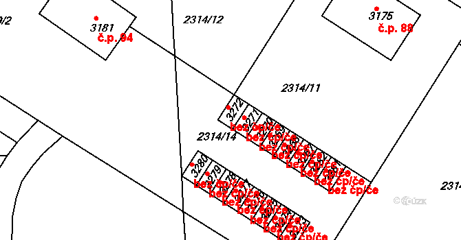Kolín 46083014 na parcele st. 3272 v KÚ Štítary u Kolína, Katastrální mapa