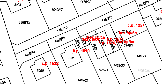 Beroun 118517015 na parcele st. 8110 v KÚ Beroun, Katastrální mapa