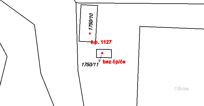 Letovice 38324016 na parcele st. 1750/11 v KÚ Letovice, Katastrální mapa