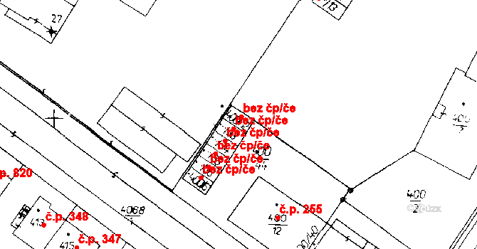 Poděbrady 42628016 na parcele st. 400/32 v KÚ Poděbrady, Katastrální mapa