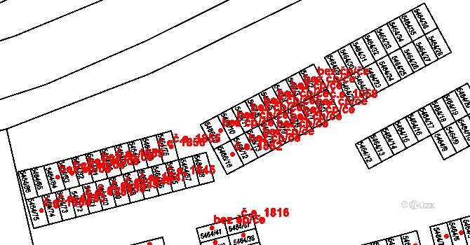 Česká Lípa 45915016 na parcele st. 5466/10 v KÚ Česká Lípa, Katastrální mapa
