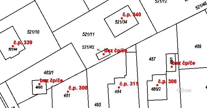 Krmelín 40339017 na parcele st. 521/45 v KÚ Krmelín, Katastrální mapa