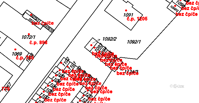 Duchcov 45090017 na parcele st. 1094 v KÚ Duchcov, Katastrální mapa