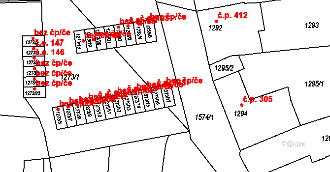 Plumlov 48944017 na parcele st. 1273/17 v KÚ Plumlov, Katastrální mapa