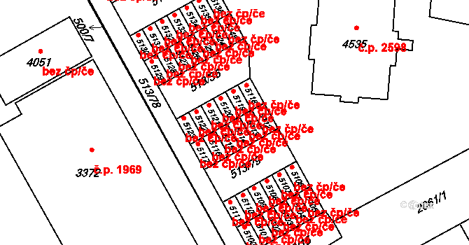 Šumperk 44948018 na parcele st. 5114 v KÚ Šumperk, Katastrální mapa