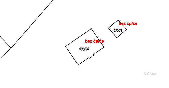 Bohumín 42717019 na parcele st. 530/30 v KÚ Vrbice nad Odrou, Katastrální mapa