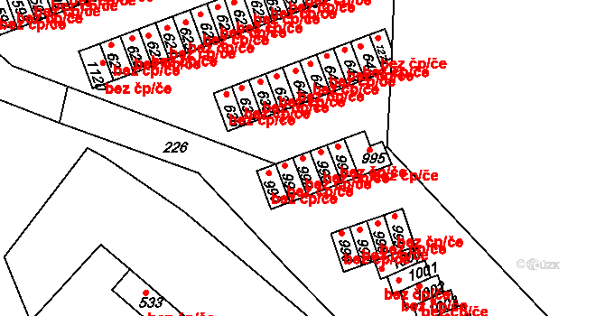 Adamov 46021019 na parcele st. 992 v KÚ Adamov, Katastrální mapa