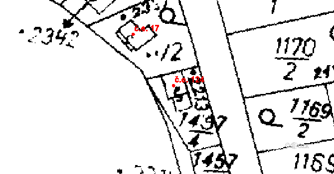 Byšičky 124, Lysá nad Labem na parcele st. 2213 v KÚ Lysá nad Labem, Katastrální mapa