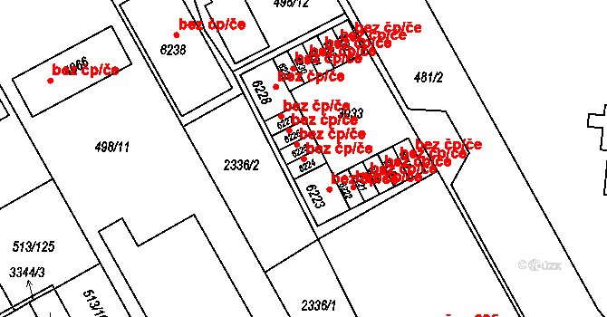 Šumperk 43170021 na parcele st. 6224 v KÚ Šumperk, Katastrální mapa