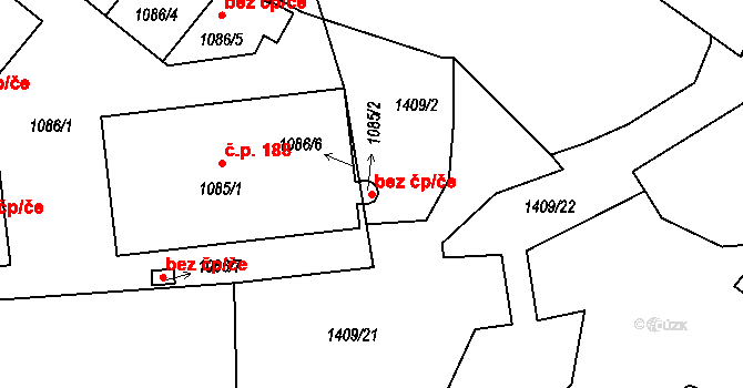 Bělotín 44599021 na parcele st. 1085/2 v KÚ Bělotín, Katastrální mapa
