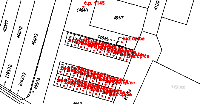 Přelouč 46775021 na parcele st. 1339 v KÚ Přelouč, Katastrální mapa