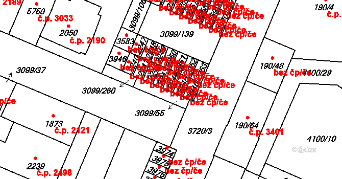 Břeclav 47067021 na parcele st. 2244 v KÚ Břeclav, Katastrální mapa