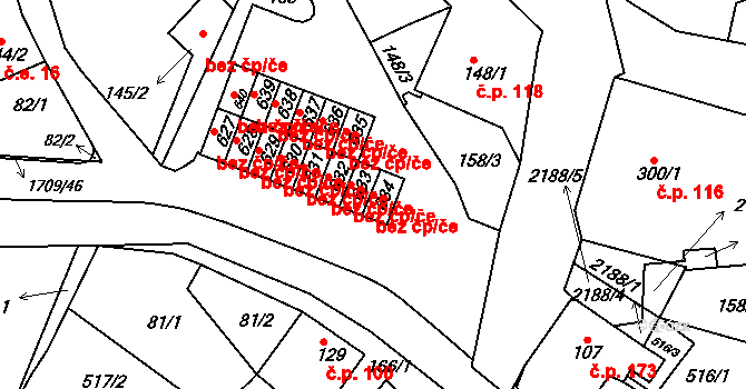 Skalná 49043021 na parcele st. 634 v KÚ Skalná, Katastrální mapa