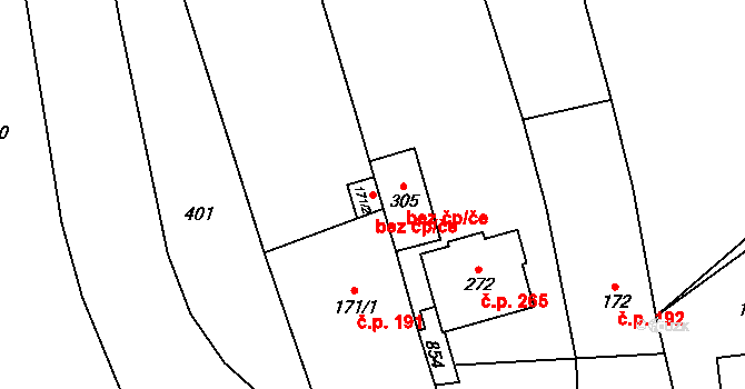 Kotvrdovice 49228021 na parcele st. 171/2 v KÚ Kotvrdovice, Katastrální mapa