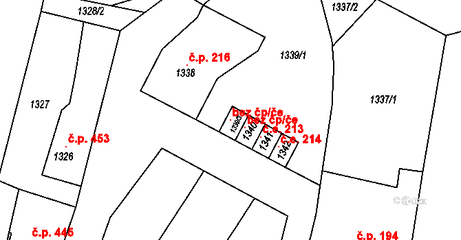 Bystřice nad Pernštejnem 104576022 na parcele st. 1339/3 v KÚ Bystřice nad Pernštejnem, Katastrální mapa
