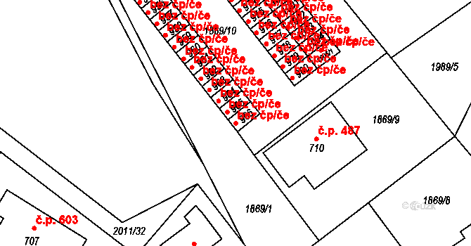 Zliv 40560023 na parcele st. 966 v KÚ Zliv u Českých Budějovic, Katastrální mapa