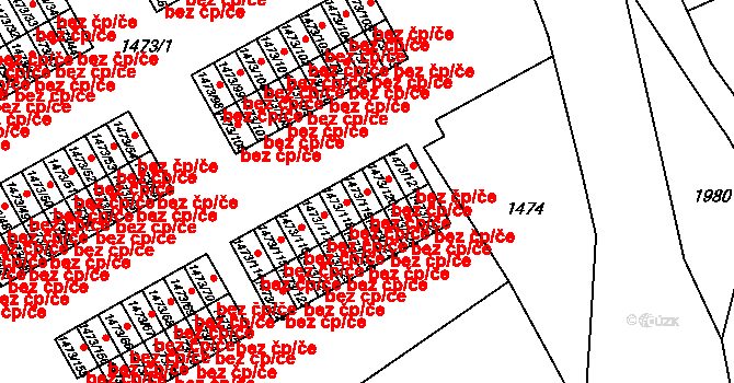 Šluknov 42886023 na parcele st. 1473/119 v KÚ Šluknov, Katastrální mapa