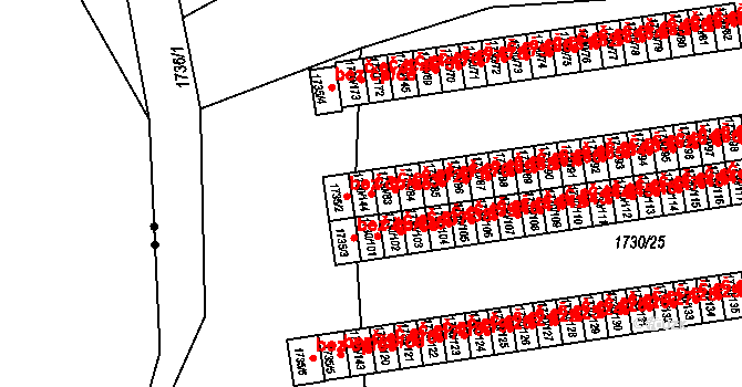 Miřetice u Klášterce nad Ohří 473, Klášterec nad Ohří na parcele st. 1730/144 v KÚ Miřetice u Klášterce nad Ohří, Katastrální mapa