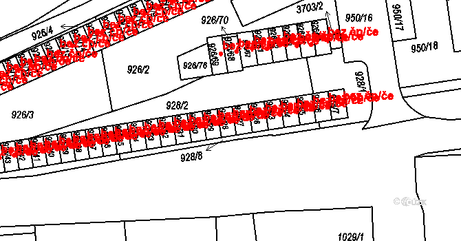 Holešov 41633024 na parcele st. 926/28 v KÚ Holešov, Katastrální mapa