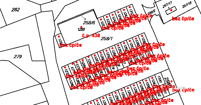 Grygov 47315024 na parcele st. 1266 v KÚ Grygov, Katastrální mapa