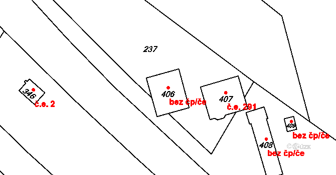 Bohutice 94012024 na parcele st. 406 v KÚ Bohutice, Katastrální mapa
