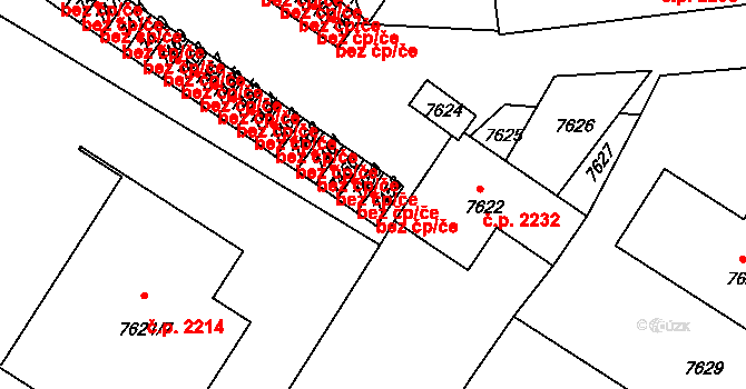 Žďár nad Sázavou 47225025 na parcele st. 7458 v KÚ Město Žďár, Katastrální mapa
