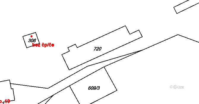 Cejřov 18, Vrbatův Kostelec na parcele st. 116 v KÚ Vrbatův Kostelec, Katastrální mapa