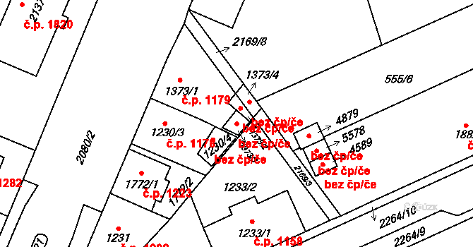 Šumperk 39035026 na parcele st. 1373/3 v KÚ Šumperk, Katastrální mapa