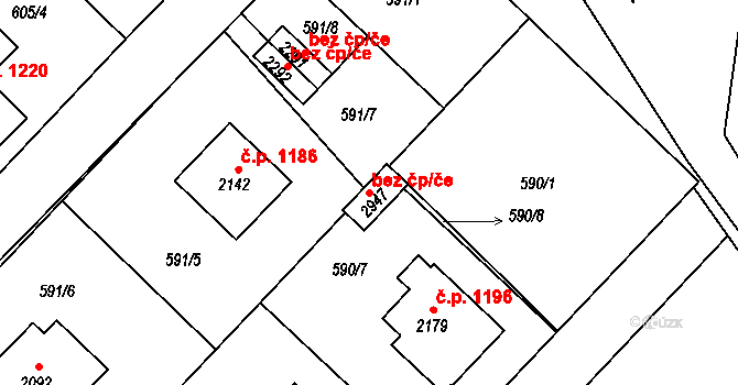 Neratovice 39359026 na parcele st. 2947 v KÚ Neratovice, Katastrální mapa