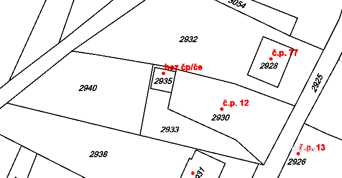 Bravantice 44835027 na parcele st. 2935 v KÚ Bravantice, Katastrální mapa
