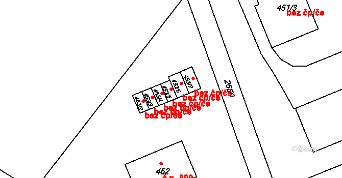 Rýmařov 46585028 na parcele st. 453/5 v KÚ Rýmařov, Katastrální mapa