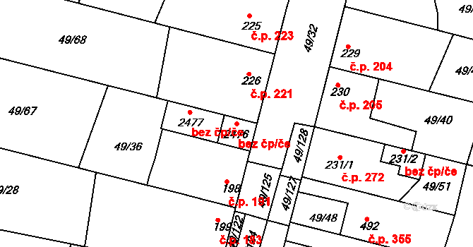 Kralupy nad Vltavou 49125028 na parcele st. 2476 v KÚ Lobeček, Katastrální mapa