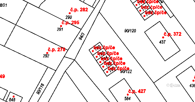 Dobroměřice 43463029 na parcele st. 792 v KÚ Dobroměřice, Katastrální mapa