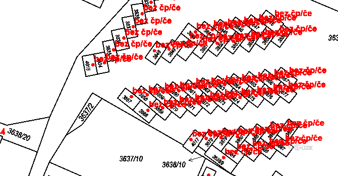 Tachov 44082029 na parcele st. 3860 v KÚ Tachov, Katastrální mapa