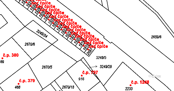 Nejdek 45830029 na parcele st. 1918 v KÚ Nejdek, Katastrální mapa