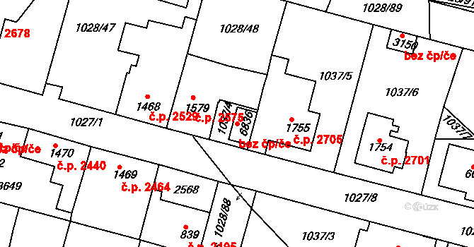 Havlíčkův Brod 48451029 na parcele st. 6836 v KÚ Havlíčkův Brod, Katastrální mapa