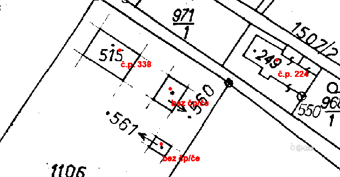 Jeřmanice 81649029 na parcele st. 560 v KÚ Jeřmanice, Katastrální mapa